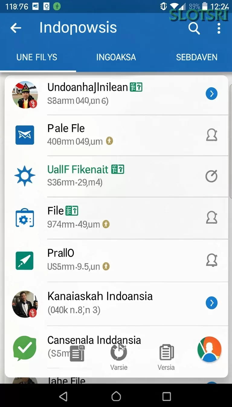 Cuplikan layar BINTANGPO — aktivitas