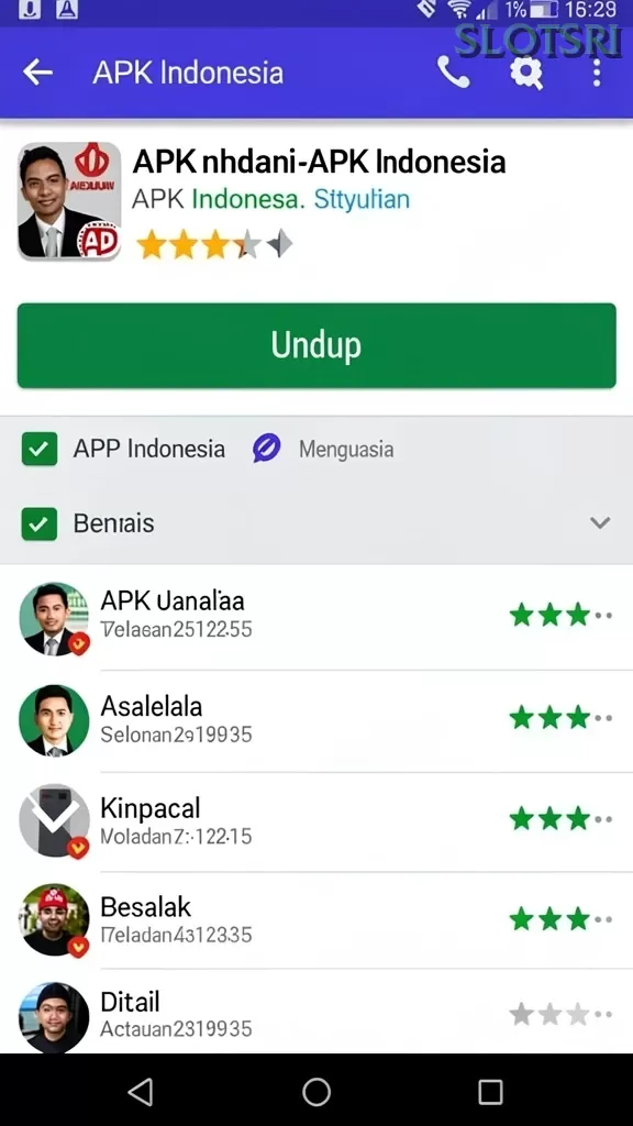 Cuplikan layar BINTANGPO — halaman utama