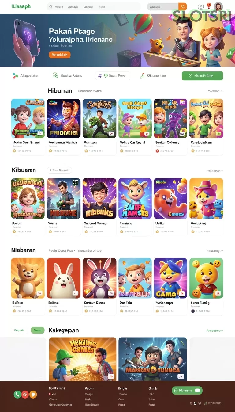 Cuplikan layar NUSAGG — menu navigasi